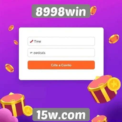 Como criar uma conta no 8998win